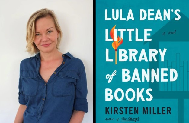 Kirsten Miller, a book cover Lula Deans Little Library Banned Books